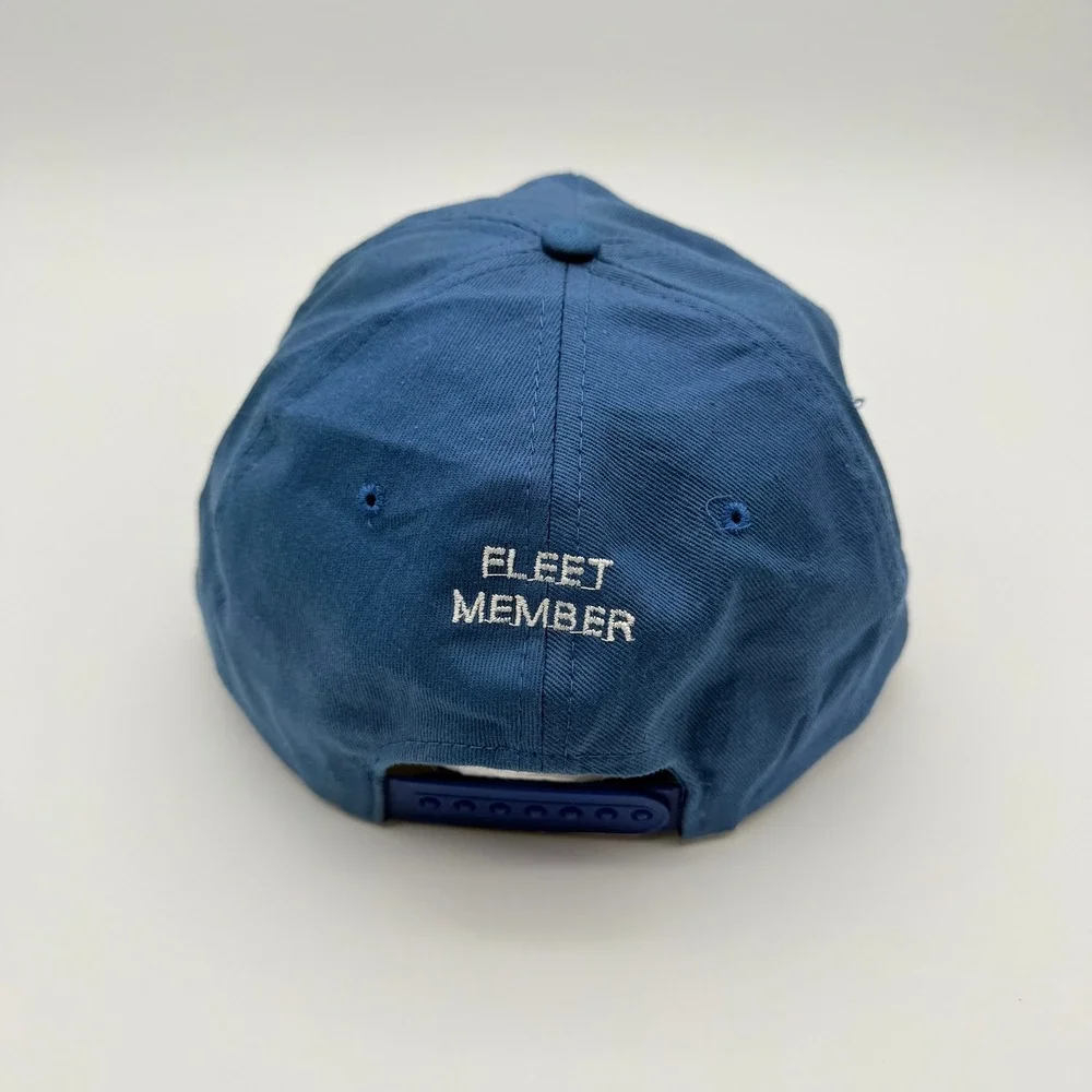 Beer Mug Rope Trucker Hat OS Blue Snapback Skater Streetwear Vintage Style